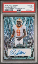 2024 LEAF METAL RAMEL KEYTON SILVER MOJO AUTO #3/9 PSA 9 MINT