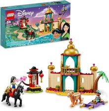 **RETIRED** LEGO 43208 Disney Princess Jasmine and Mulan’s Adventure New Sealed 