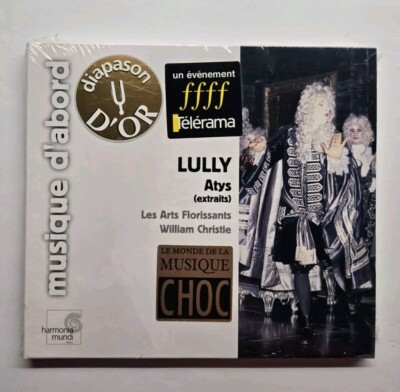 Jean-Baptiste Lully Atys Excerpts Les Arts Florissants William Christie CD 2003