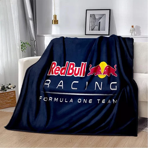 Red&Bull Fleece Blanket Throw Sofa Bed Warm Flannel Blanket Rug Bedspread Gift - Picture 29 of 51