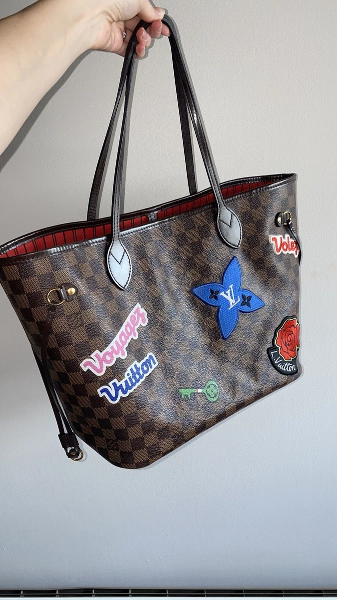 Louis Vuitton bag Neverfull MM 2018 Limited Edition Damier Eves Patches