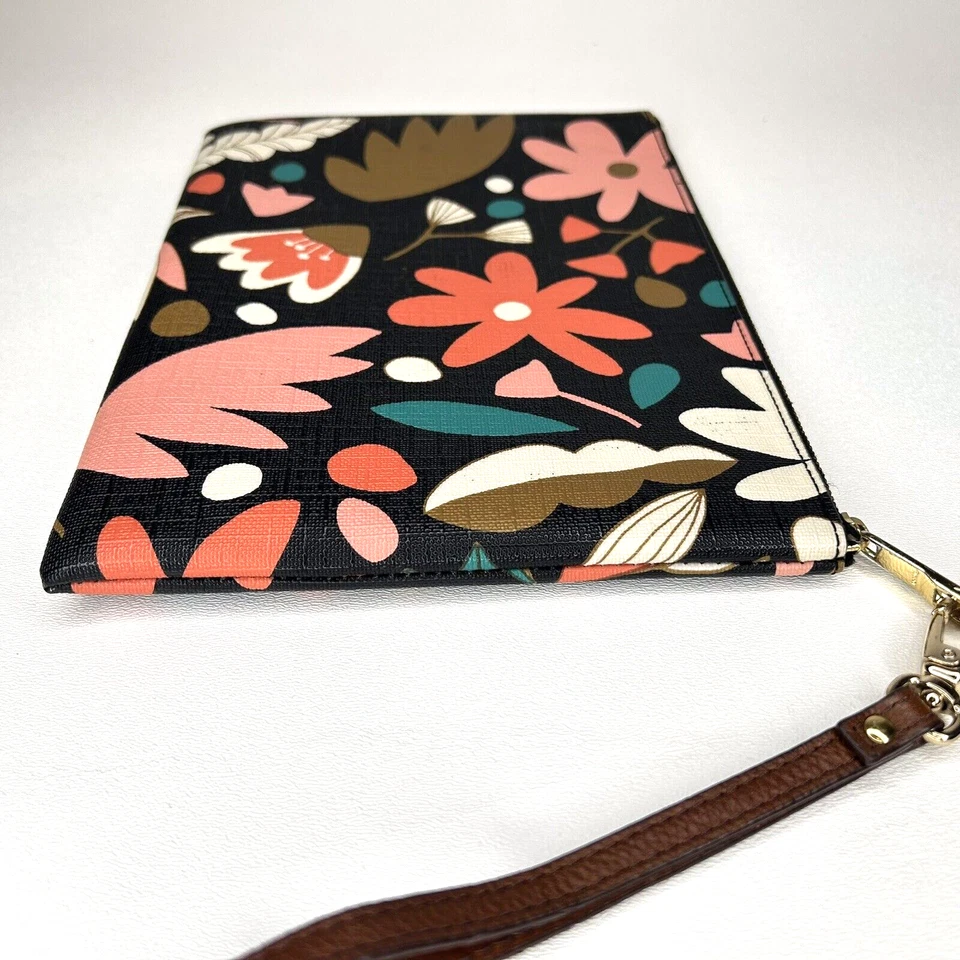 #FOSSIL Bolsa Sydney Bolsa Floral con Borde de Cuero Grande Foto 4 de 4