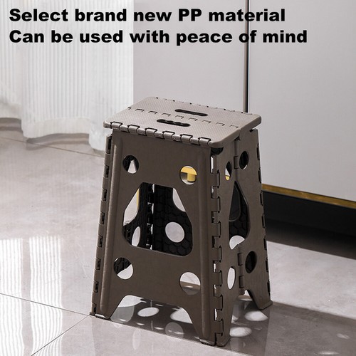 Folding Step Stool 18" Tall Holds Up to 400LBS Plastic Heavy Duty Non-Slip Stool - Picture 10 of 13