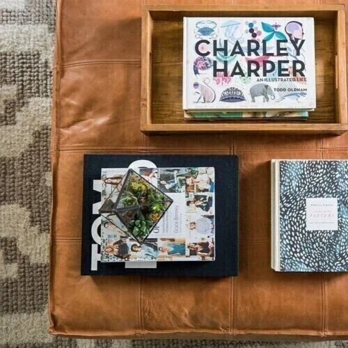 Boho Vintage New Wonderful 30'' Moroccan Ottoman Leather Pouffe New - Image 4 of 4