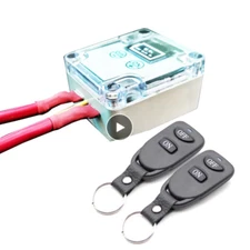 Car Battery Disconnect Cut Off Isolator Master Switch W/ Wireless Remote Control