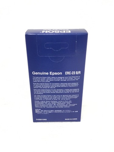 20x NEW Genuine Epson ERC-23 Black/Red B/R Ribbon Cartridge – OEM Sealed - 第 4/15 張圖片