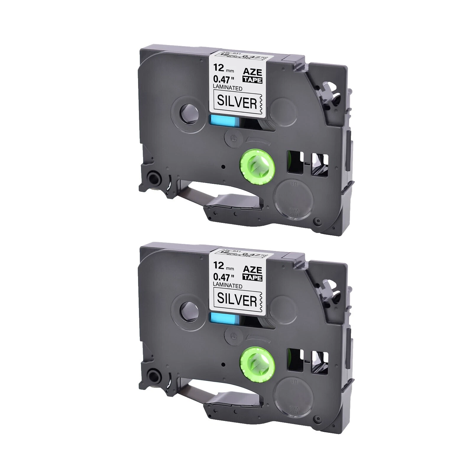 Fitas de etiqueta Preta