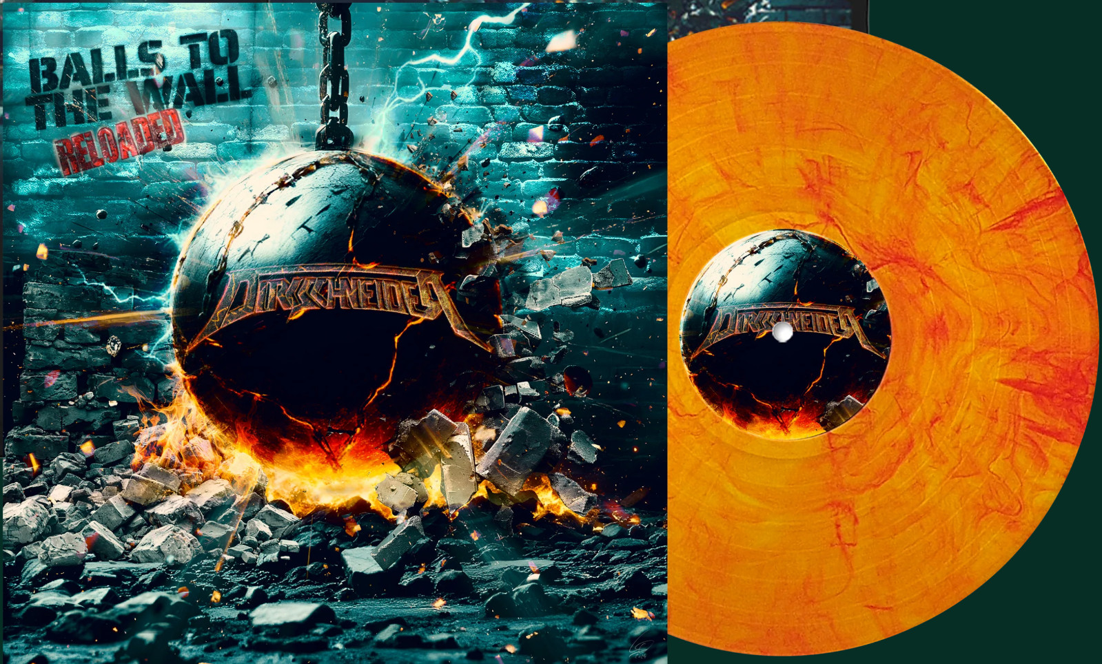 U.D.O. Dirkschneider - Balls to the Walls Reloaded Red Hot M Vinyl LP 550 WW NEU