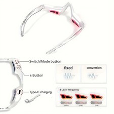Durable Portable Adjustable Easy-To-Use Skin-Friendly Breathable 3D Eye Massager