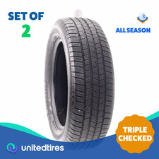 Set Of 2 Used 24560r20 Michelin Defender Ltx Ms 107h - 7.532 Set Of 2 Used 24560r20 Michelin Defender Ltx Ms 107h - 7.532