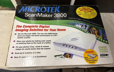 MICROTEK ''Scan-Maker'' HOME COMPUTER SCANNER #3800