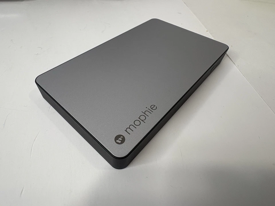 Mophie Gray Powerstation carregador rápido 24 horas bateria externa 6000 mAh novo na caixa - Imagem 3 de 4
