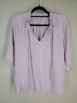 Current Air Large Lavendar Blose Crinkle