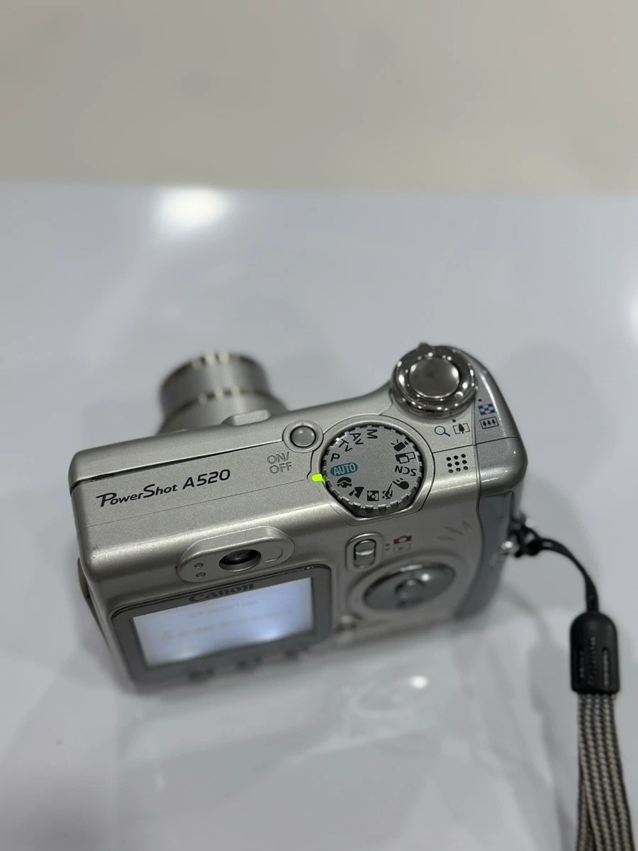 Canon PowerShot A520 デジタルカメラ Preços baixos em Câmeras digitais Canon Powershot A520 com Tela de