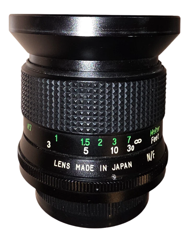 Vivitar 28mm f/2.5 Auto Wide-Angle Lens N/F Mount 67mm – Front & Rear Caps - Image 4 of 4