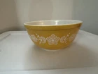 Vintage Pyrex Butterfly Gold Mixing Bowl #403 Gold w/White Flowers 2 1/2 QT