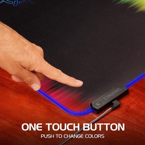 Extra Großes Mauspad XXL LED Gaming - Gaming Mauspad Tischmatte Mit 7 RGB Farben - Bild 2 von 9