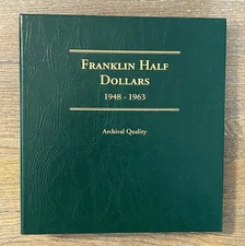 Littleton Franklin Half Dollar Archival Album 1948 - 1963 - LCA6