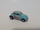 Hot Wheels Speed Fleet Teal VW Bug Beetle Blue Volkswagen Black Wall 