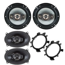 6.5" & 4x6" Car Door Speakers for 1995-2006 GM Trucks C/K 1500 Silverado/Sierra