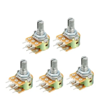 5 Stk. WH148 10 K Ohm Variable Widerstände Dual Drehen Rotary Potentiometer - Bild 1 von 4