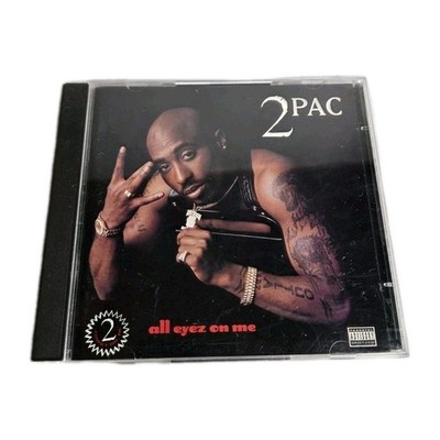 2Pac All Eyez On Me 2 CD 1996 Death Row Records Rap Hip Hop Explicit Original VG