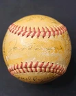 1940's NEW YORK YANKEES TEAM SIGNED REACH AMERICAN LEAGUE BASEBALL