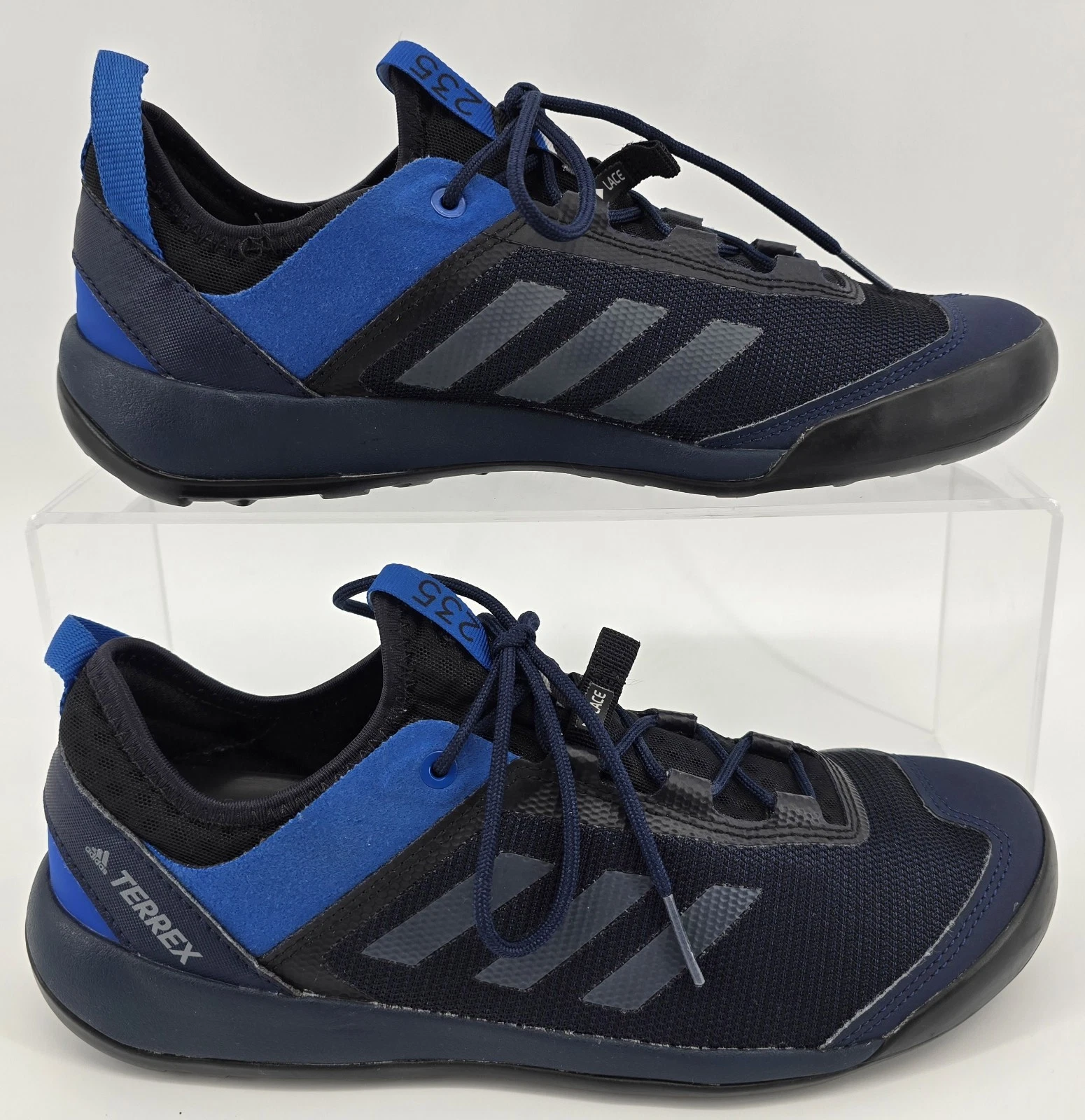 Adidas Performance Terrex Swift Solo Mens 6 Hiking Shoe Navy Sneaker Approach