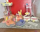Barbie Kelly Train Set Merry Go Round Playground vtg 1998  30077