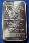 A ENGELHARD 1 OZ. SILVER COLLECTABLE BULLION SILVER BAR NICE SILVER BAR