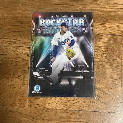 Roki Sasaki 2025 Bowman Rockstar Rookies Insert Dodgers