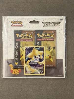 DUOPACK PACK POKEMON 20 ANS GÉNÉRATIONS XY DOUBLE PIKACHU - Photo 1/2