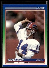 1990 SCORE FRANK REICH #340 BUFFALO BILLS 3222