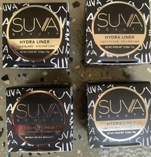 SUVA Beauty Hydra Liner, Water-Activated Eyeliner, 10g (Grease) lot of 4 