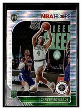2019-20 Hoops Premium Stock #227 Carsen Edwards Prizms Pulsar Boston Celtics