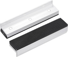 5" Aluminum Vise Jaws with Magnetic, Rubber Pads Covers for Woodworking, DIY Mak
