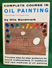 Vintage Hardbound Complete Course in Oil Painting with Dust Cover Condition BX10