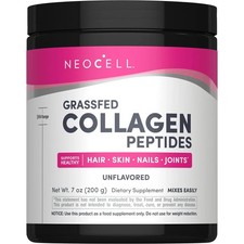 NeoCell Grassfed Collagen Peptides Powder Vitamin C & Hyaluronsäure 195g USA