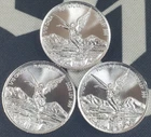 3x 2026 TRIBUTE Mexico Libertad 1/10 TROY OUNCE .999 Fine Silver "Intaglio MInt"