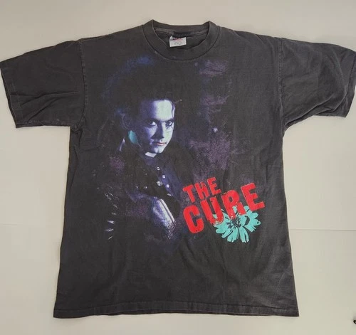 Oneita The Cure Prayer Tour Concert T-Shirt XL 1980s vintage concert t-shirt, vintage, size XL, single stitch, B+ condition