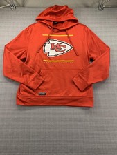 Kansas City Chiefs Hoodie Mens Large Red NFL Football Combine Training New Era