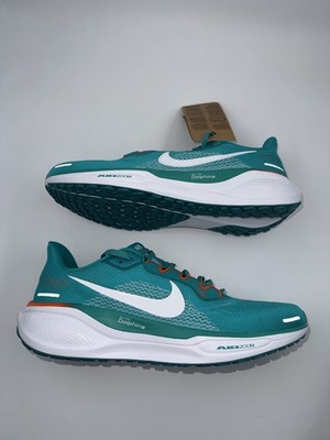 Miami Dolphins Nike Zoom Pegasus 41 Running Shoes Men's Pick Siz Turbo Green NFL