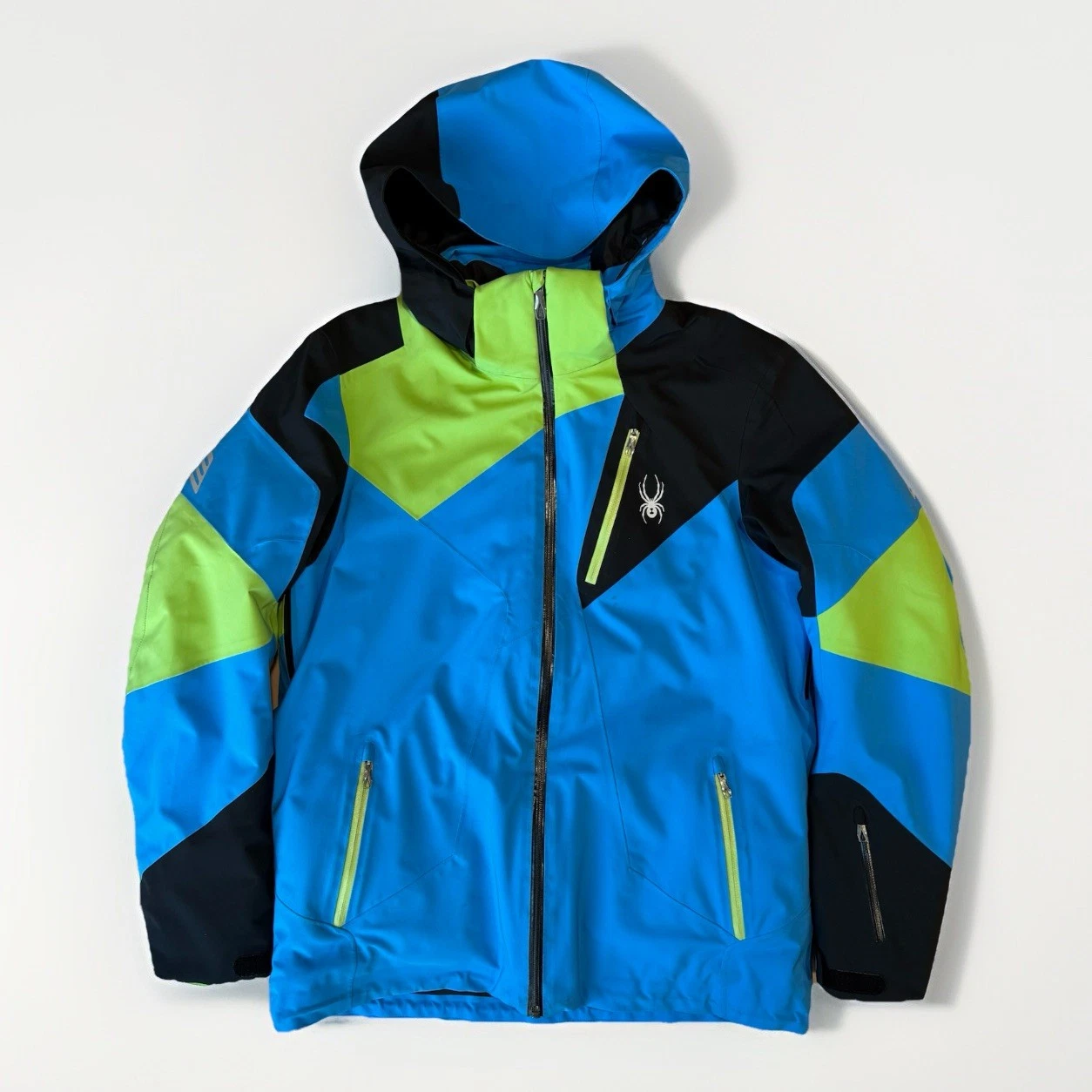 Spyder Leader Ski Jacket M Multicolor Snowboard Hooded Parka Winter Outerwear