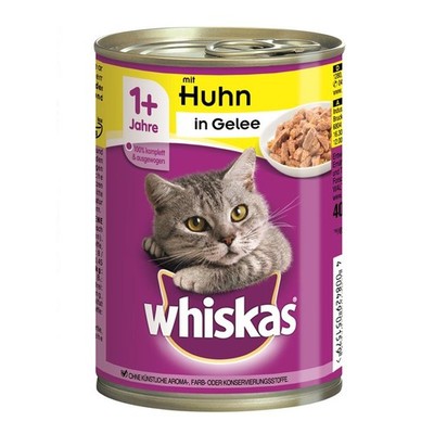 Whiskas Gelee mit Huhn | 12x 400g Katzenfutter nass
