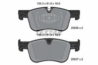 Textar Bremsbelagsatz Scheibenbremse 2583605 FüR Opel Combo GroßRaumlimousine K9