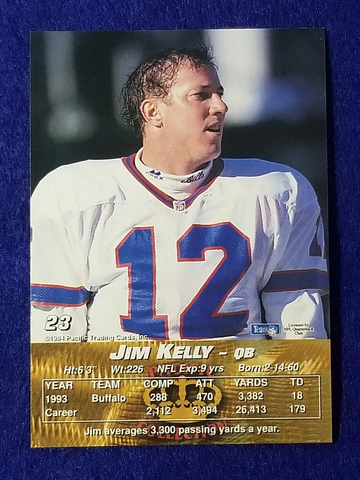1994 Pacific Crown Collection Football #1 - 225 - Choose a Card - Image 4 of 4