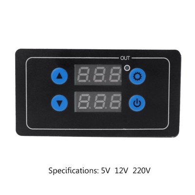 Programmable Digital Countdown Timer Delay Relay Module 0.1s - 999h Countdown