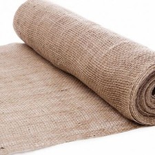 50cm Wx 10M L Hessian Burlap Roll Natural Table Runner Rustic Wedding Decoration