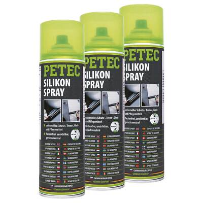 Silikonspray Silikon Spray Schmiermittel Trennmittel PETEC 70750 3 X 500 ml