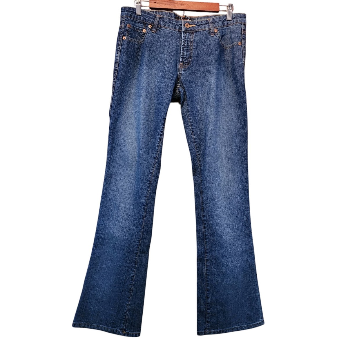 Pepe Jeans UK S73 Classic Design London Women 32 Blue Bootcut Low